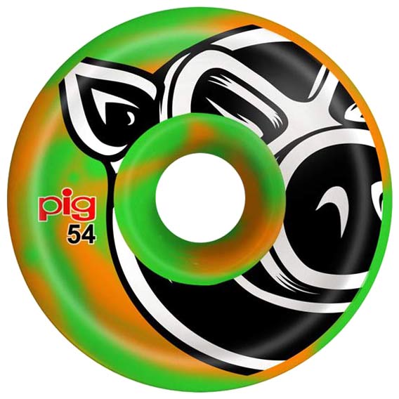 Pig wheels C line skull/3D/Racer 52mm/54mm FREE J&J'S STICKER 