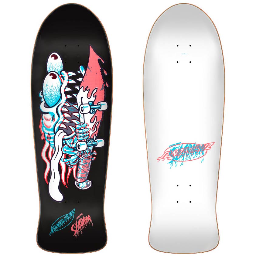 Santa Cruz Speed Wheels Shark Adhesive Back Patch Skateboard Logo 3” Size