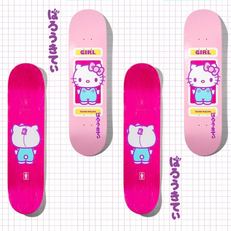 GIRL Sean MALTO COMPLETE Skateboard Sanrio Hello Kitty Canada Pickup Vancouver
