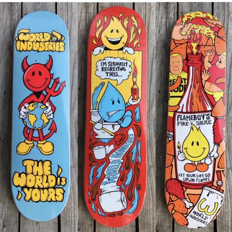 vintage old school Blind skateboards 6 stickers nos oldschool World Industries 