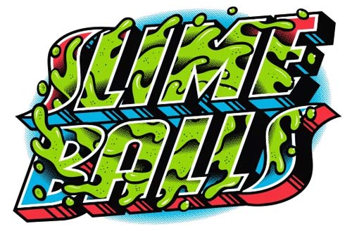 Santa Cruz SLIME BALLS VOMIT FSU 2 Skateboard T Shirt BLACK XXL 