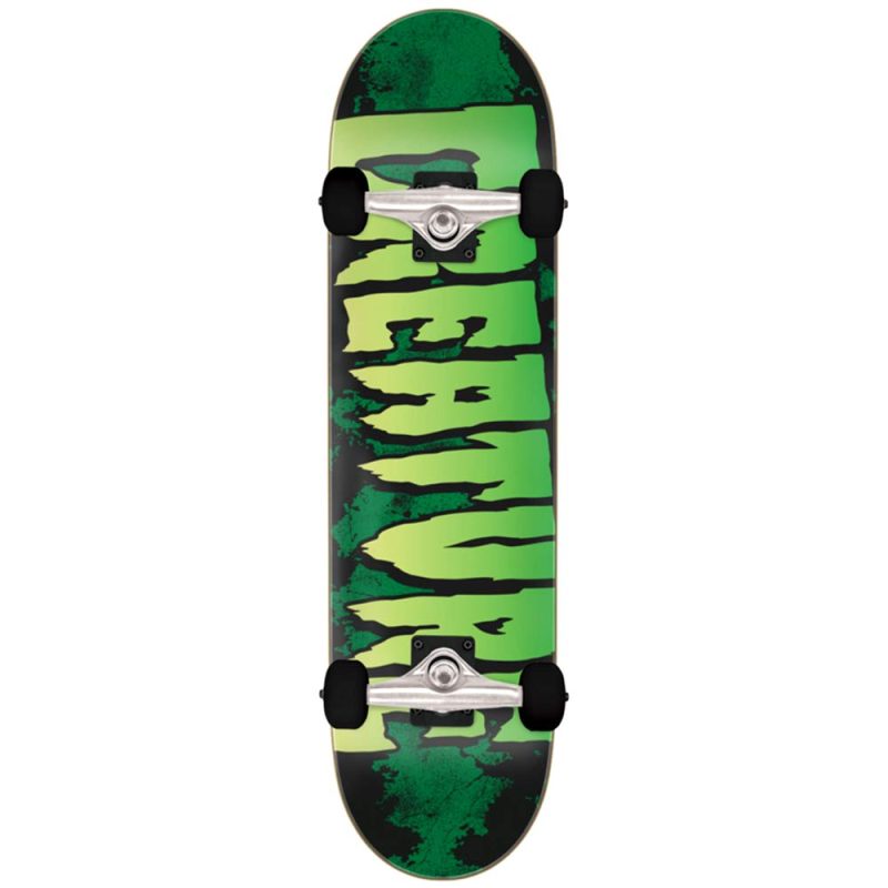 Creature Logo Large Complete 8.25 x 31.5 green Skateboard Canada Pickup Vancouver