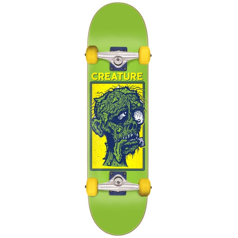 Creature return of the fiend mid Complete 7.8 x 31 green Skateboard Canada Pickup Vancouver