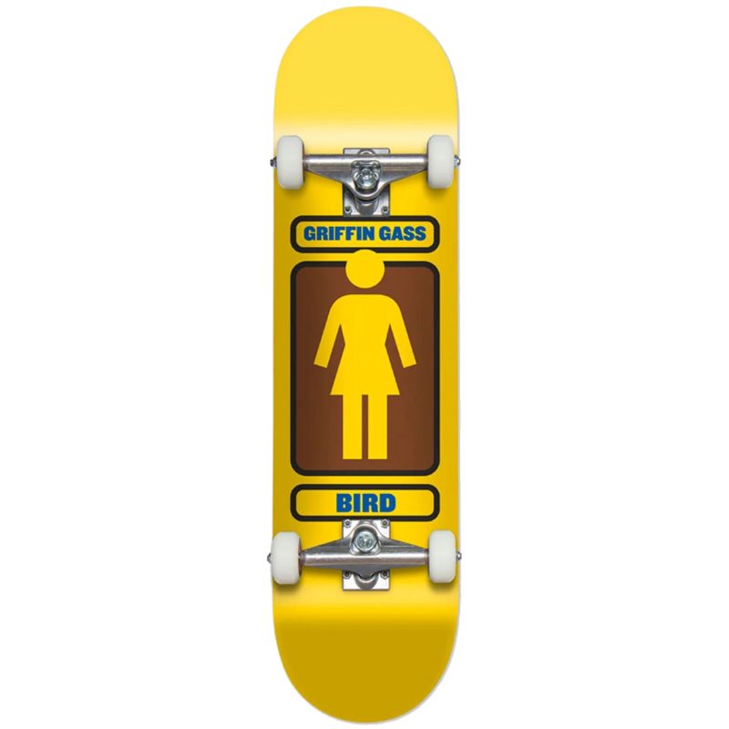 Girl Griffin Gass 93 Til Complete 7.75 x 31.125 Yellow Skateboard Canada Vancouver Pickup
