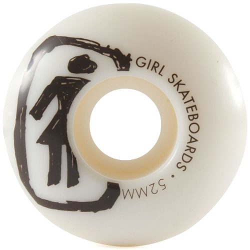 Girl Staple Skateboard Wheels C-shape 52mm White Canada Pickup Vancouver