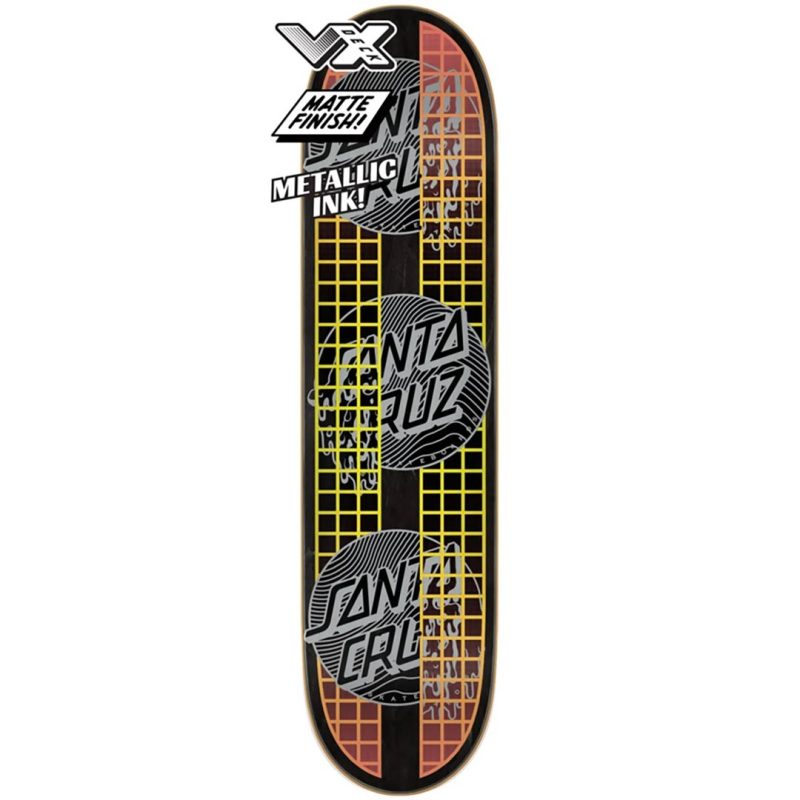 Santa Cruz Transcend Dots VX Deck 7.75 x 31.6 Yellow Skateboard Canada Pickup Vancouver