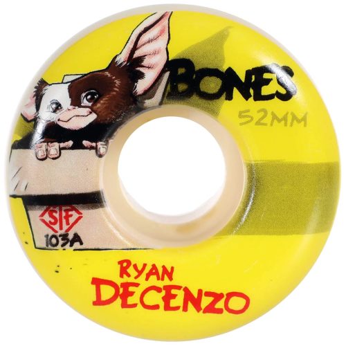 Bones STF Ryan Decenzo Gizzmo V2 Locks 52mm 103a White Skateboard Wheels Canada Pickup Vancouver