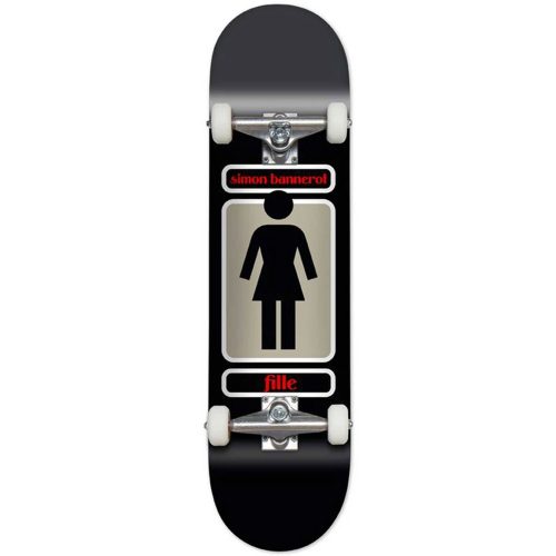 Girl 8.5 x 32 Inch Howard 93 Til Skateboard Deck With Mob Grip Tape 