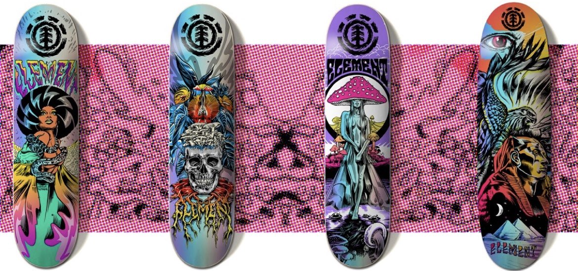 Element Skateboard Complete Lamour Queen 8.5" 
