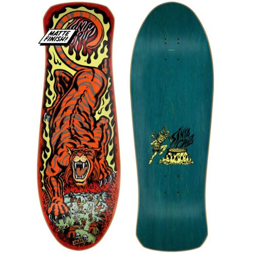 SANTA CRUZ "Tiger" Salba Skateboard Deck 10.3" x 31.1" Old Skool Reissue Matte 