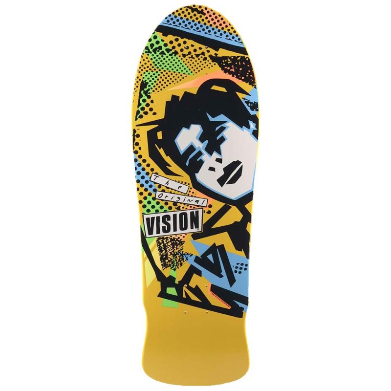 Vision Mark Gonzales Gonz Reissue Skateboard Yellow Vancouver Canada