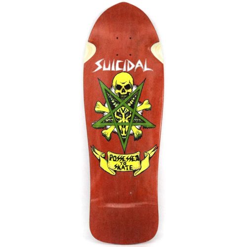 Suicidal Possessed To Skate Reissue Deck 10.125 x 30.5 Red Stain Skateboard Canada Pickup Vancouver
