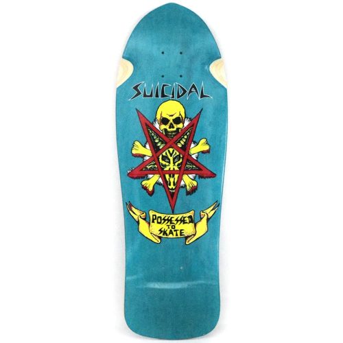 Suicidal Possessed To Skate Reissue Deck 10.125 x 30.5 Turquoise Stain Skateboard Canada Pickup Vancouver