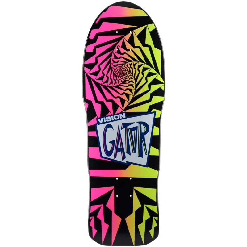 Vision Gator II Reissue Deck 10.25 x 29.75 Pink Yellow Fade Skateboard Canada Pickup Vancouver