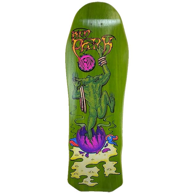 Vision Ken Park III Reissue Deck 10.125" x 30.75" Green Stain Skateboard Canada Pickup Vancouver
