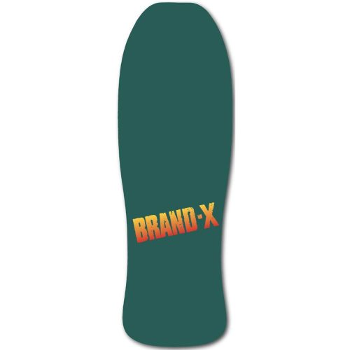 Brand-X X-Con 2 REISSUE Deck 10 x 30 Dark Green Skateboard Canada Pickup Vancouver
