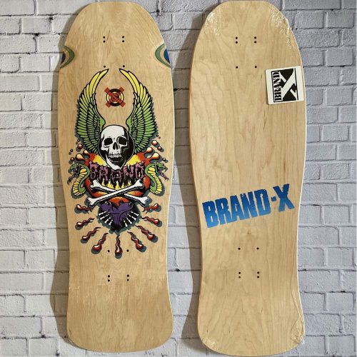 Brand-X X-Con Fish Reissue Deck 10 x 30.5 Natural Stain Skateboard Canada Pickup Vancouver