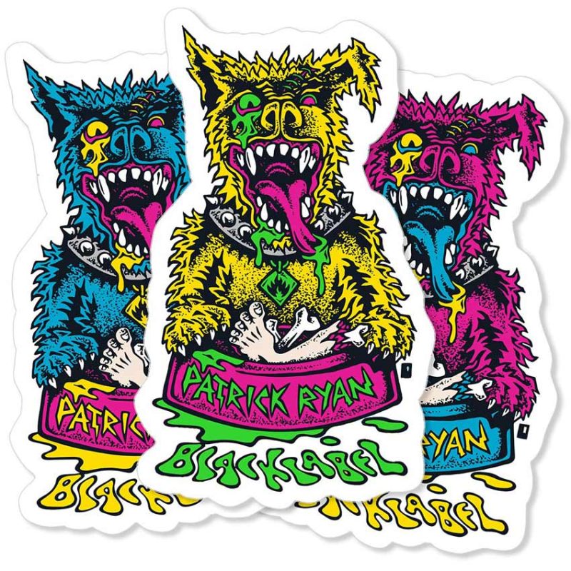 Black Label Patrick Ryan Sick Dog Sticker Canada Online Sales Vancouver Pickup