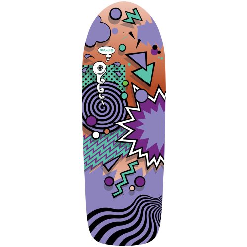 Brand-X Weirdo 1 Reissue Deck 10" x 30" Purple Dip Skateboard Canada Pickup Vancouver