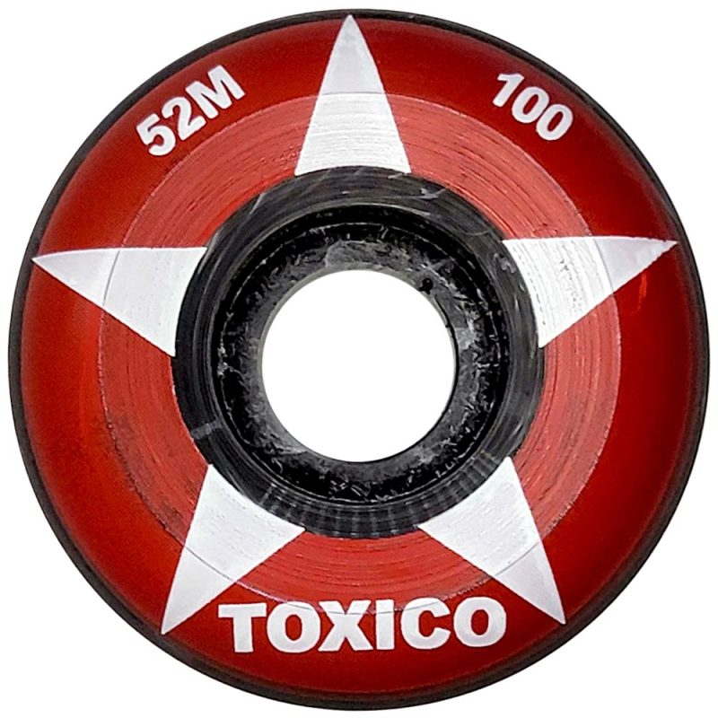 Toxic Toxico Superthane Wheels 52mm 100a Black White Swirl Skateboard Canada Pickup Vancouver