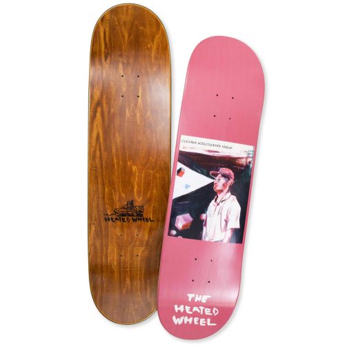 The Heated Wheel Cleaner Acid Skateboard Deck by Neil Blender Canada Vancouver