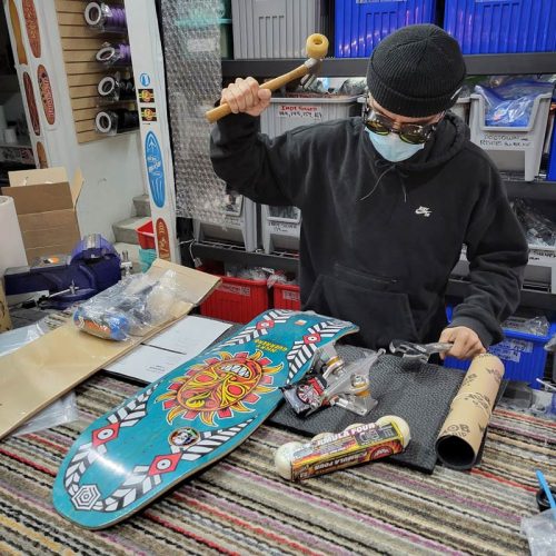 Powell CalStreets Guerrero Mask Skateboard Reissue Josh Vancouver Canada for Sale