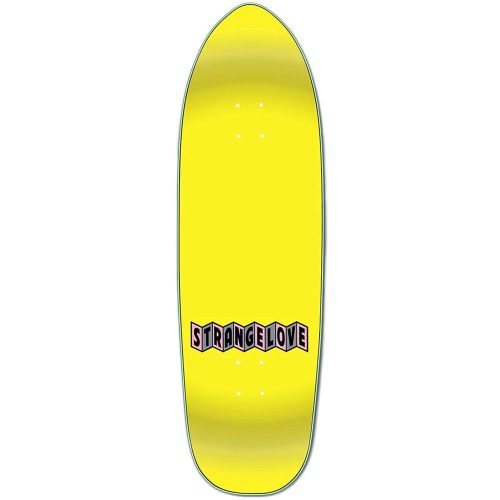 StrangeLove Natas Kaupas Deck 10" x 32.75" Yellow Skateboard Sean Cliver Canada Pickup Vancouver