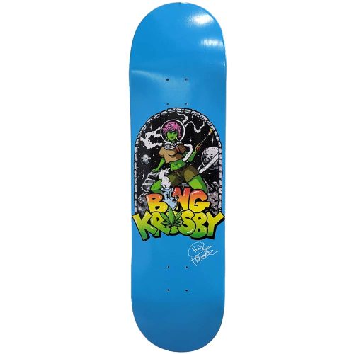 Toxic Chuck Treece Bing Krosby Deck 8.5" x 32.187" Blue Skateboard Canada Pickup Vancouver