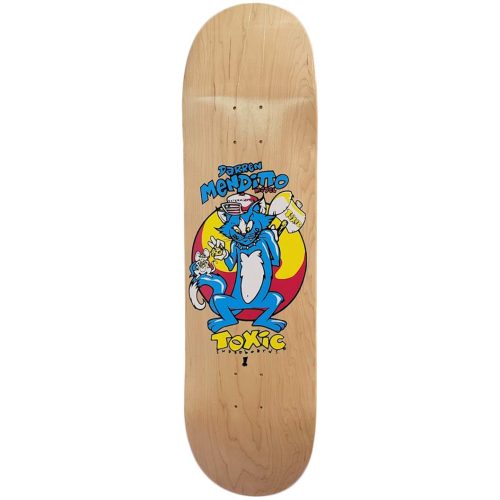 Toxic Darren Menditto Cat and Mouse Deck 8.5" x 32.31" Natural Stain Skateboard Canada Pickup Vancouver