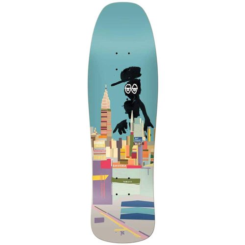 Krooked Ray Barbee Natas Kaupas Art Street Shape Deck 9.5" x 31.75" Blue Skateboard Canada Vancouver