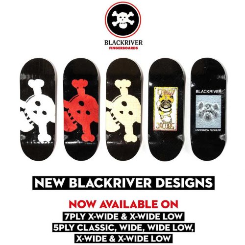 Blackriver Fingerboards X-Wide New Skull Low Deck Canada Online Sales Vancouver Pickup