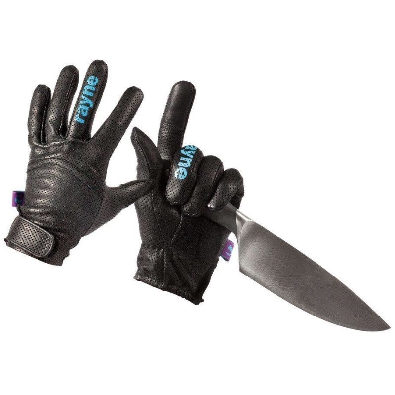 Rayne High Society V2 Black Cyan X-Large Slide Gloves Downhill Slide Gloves 