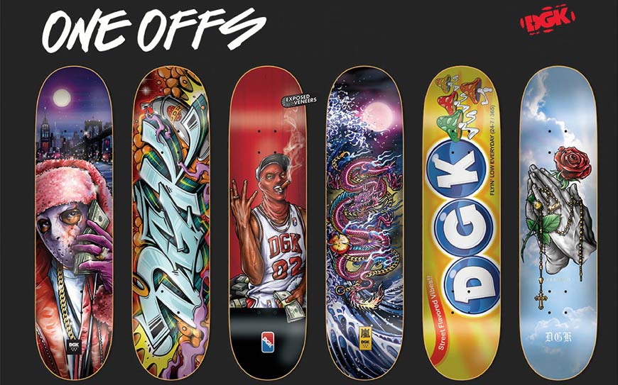 DGK One Offs Series Skateboards Canada Vancouver