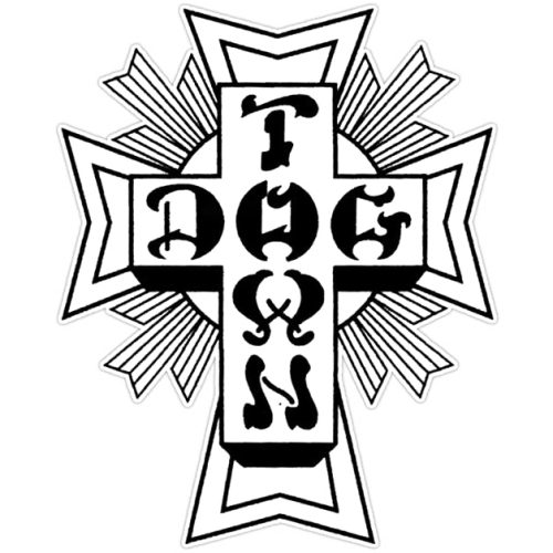 Dogtown White Cross sticker White for Sale Vancouver Canada