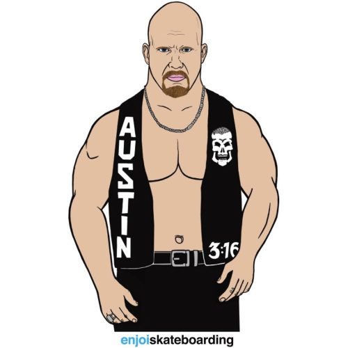 Enjoi X WWE Body Slam Stone Cold Steve Austin Sticker Canada Online Sales Vancouver Pickup