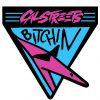 CalStreets Napkin Edition Bitchin’ Slick Sticker 3″ X 2.5″ Pink / Blue