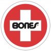 BIG ASS Bones Swiss Logo Round RAMP Sticker 16″ Red