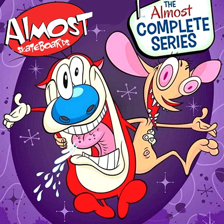 Almost Ren & Stimpy Skateboard Deck and Complete Series Canada Online Sales Vancouver Pickup