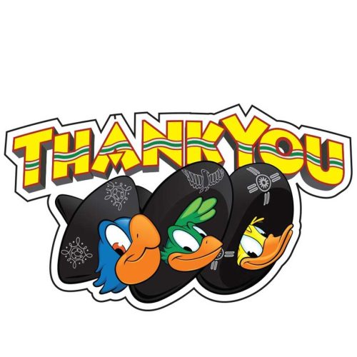 Thank You Skateboards Mi Amigos Sticker Canada Online Sales Vancouver Pickup