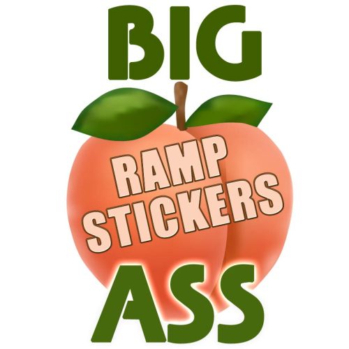 Large Big Ass Ramp Skateboard Stickers Canada Pickup Vancouver