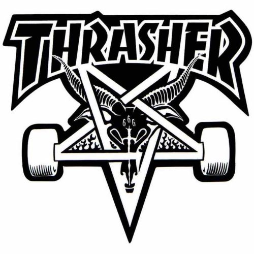 Thrasher Skateboard Magazine 3x5 Flag Black Banner Man Cave US Shipper 