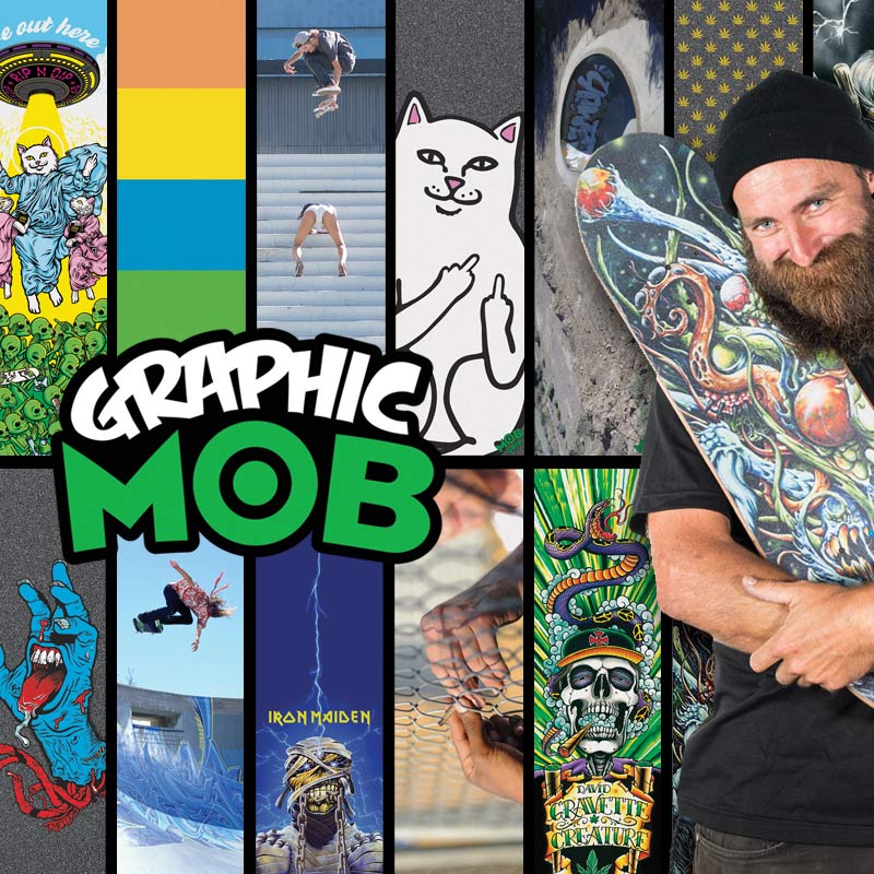 Mob Wave Clear Griptape Accessories Grip Tape at Cal Surf