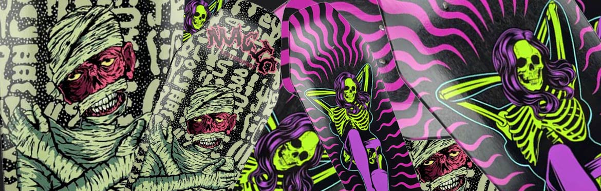 Limited Coffin Shaped Skateboards by Palisades and Magic MFG Select Canada Pickup CalStreets