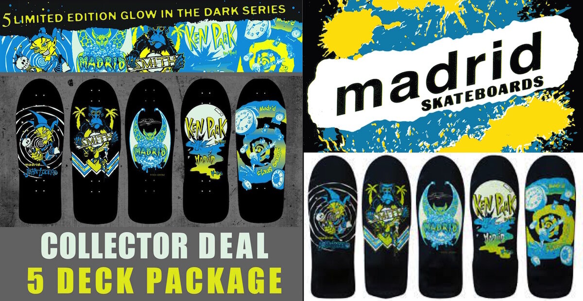 Glow in the Dark Skateboard Deck