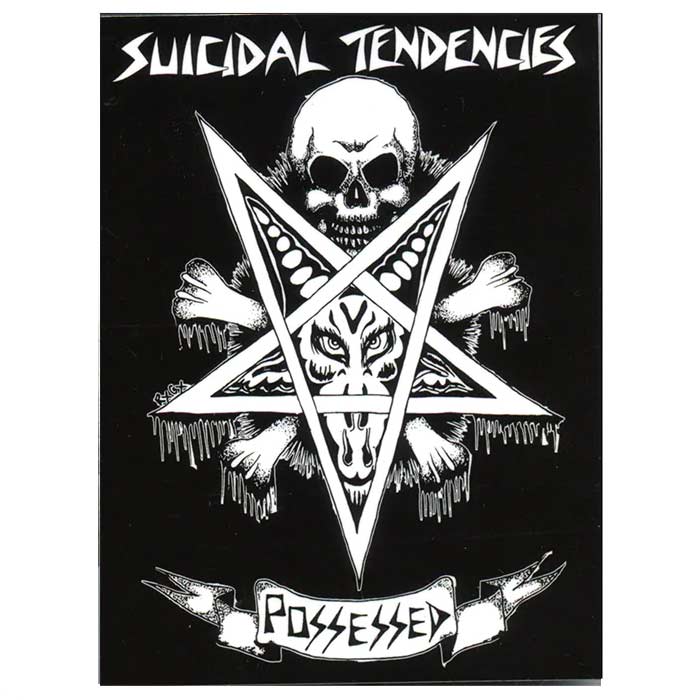 Suicidal Tendencies Possessed to Skate Sticker Canada Online Sales Vancouver Pickup