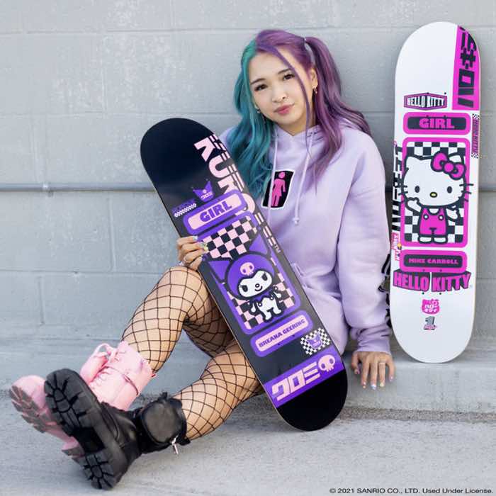 Girl X Sanrio Tokyo Speed Skateboard Canada Online Sales Vancouver Pickup