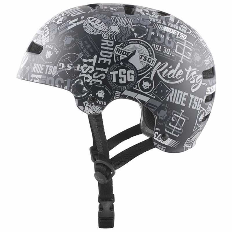 TSG Evolution Helmet Sticker Bomb Canada Online Sales Vancouver Pickup