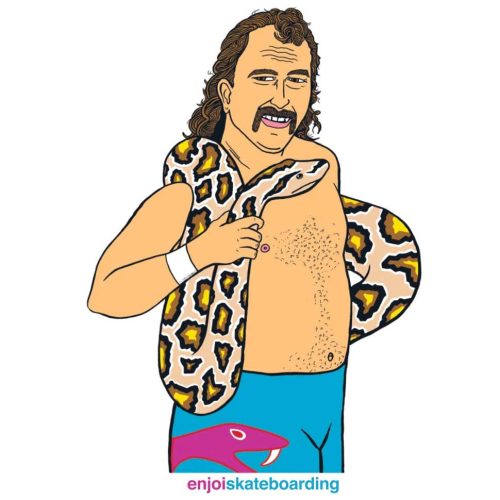 Enjoi X WWE Body Slam Jake the Snake Sticker Canada Online Sales Vancouver Pickup