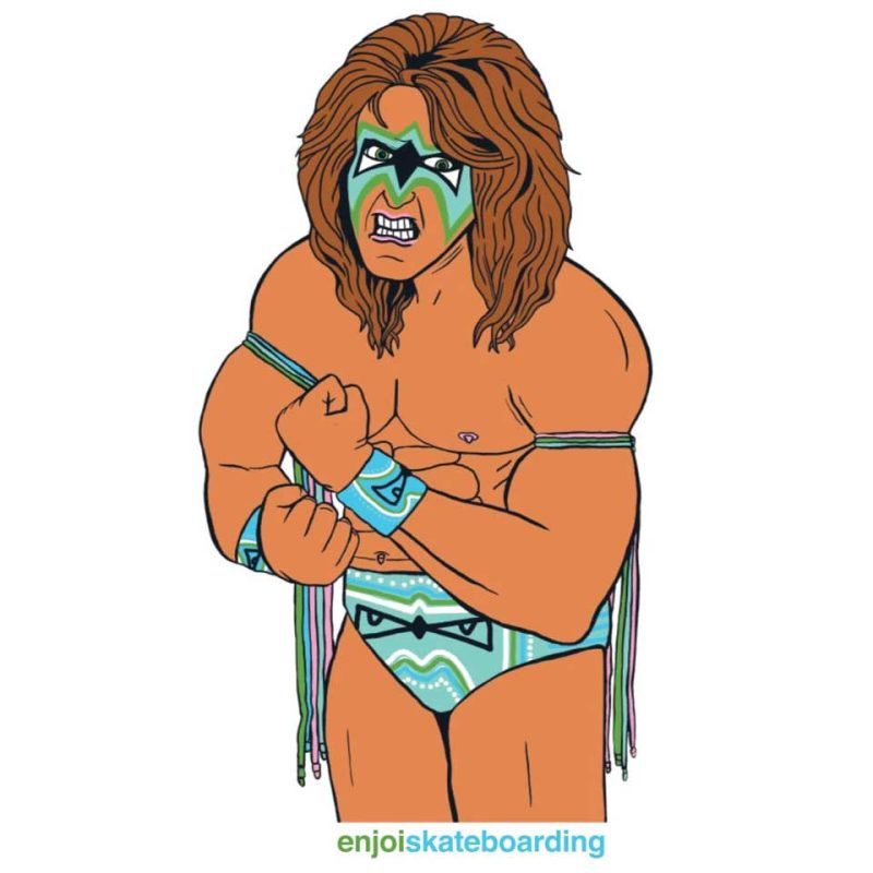 Enjoi X WWE Body Slam Ultimate Warrior Sticker Canada Online Sales Vancouver Pickup