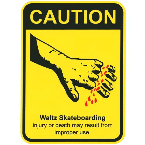 CalStreets Freestyle Fever Dept The WALTZ Skateboarding sticker is the perfect way to show your support for this inclusive brand and the freestyle skateboarding community Pickup Vancouver
